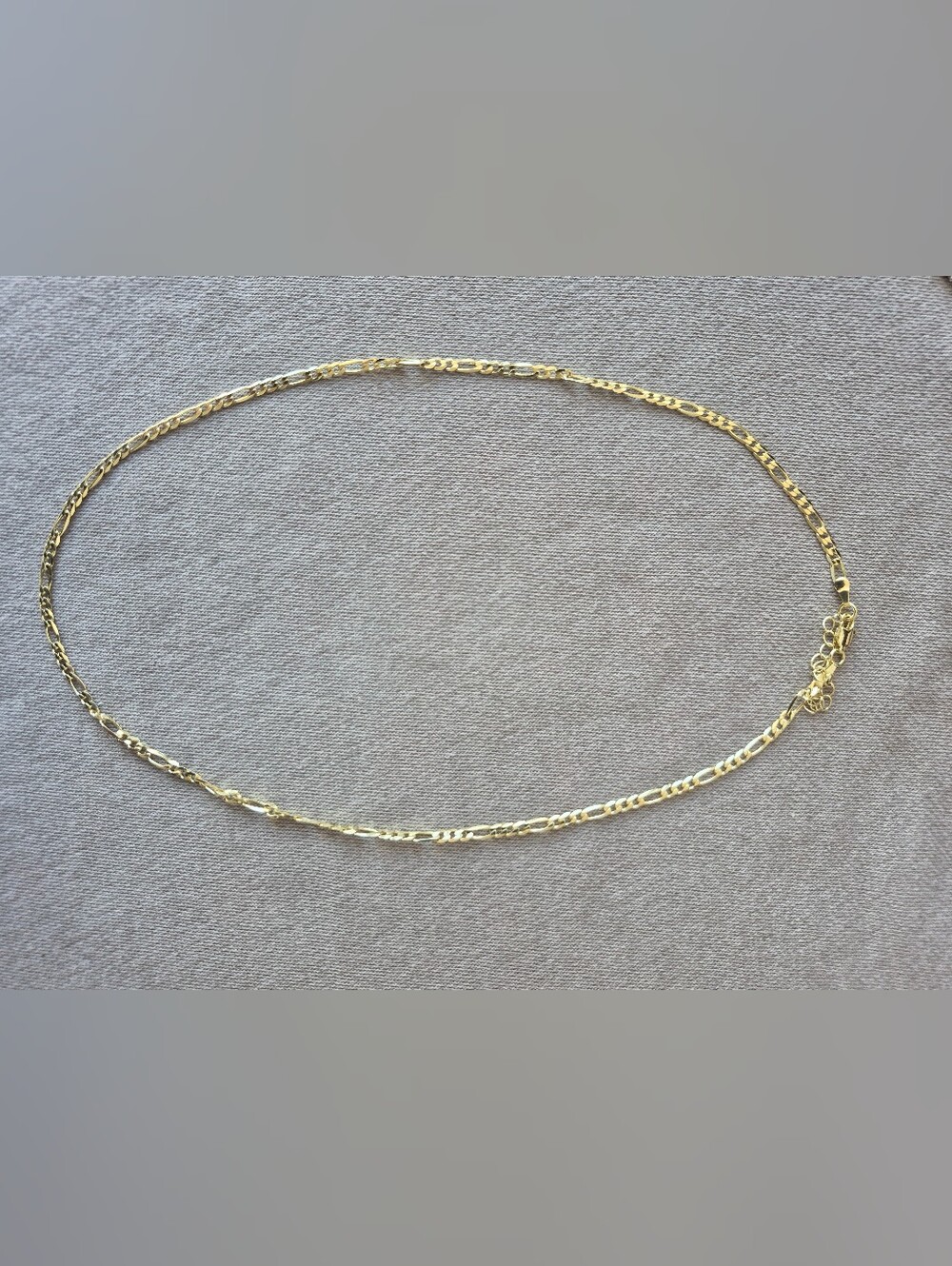 Delicate Gold Figaro Link Anklet